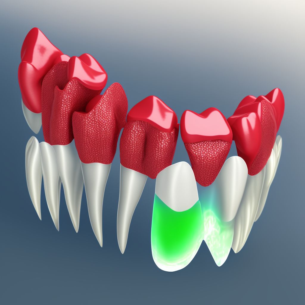 Complete loss of teeth, unspecified cause, class I digital illustration