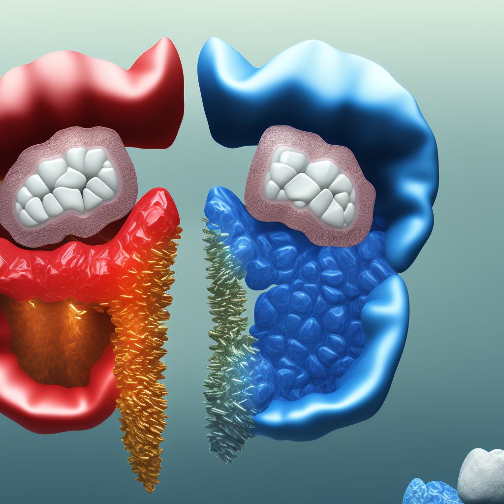 Partial loss of teeth, unspecified cause, class IV digital illustration