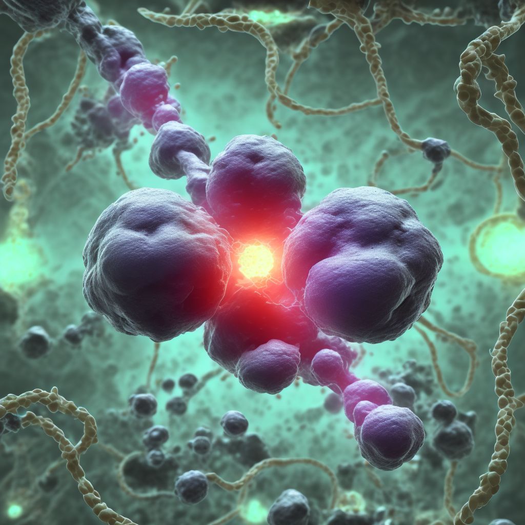 Mucocele of salivary gland digital illustration