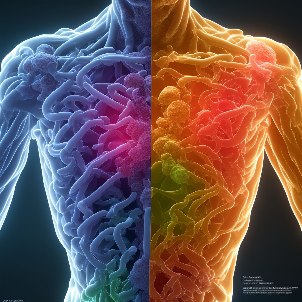 Dyskinesia of esophagus digital illustration