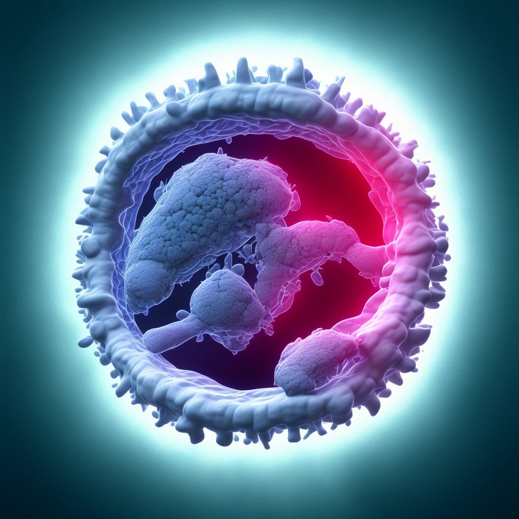 Barrett's esophagus without dysplasia                                                                                                                                                                                                                            digital illustration