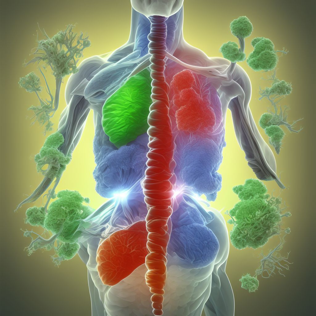 Barrett's esophagus with dysplasia, unspecified                                                                                                                                                                                                                 Y digital illustration