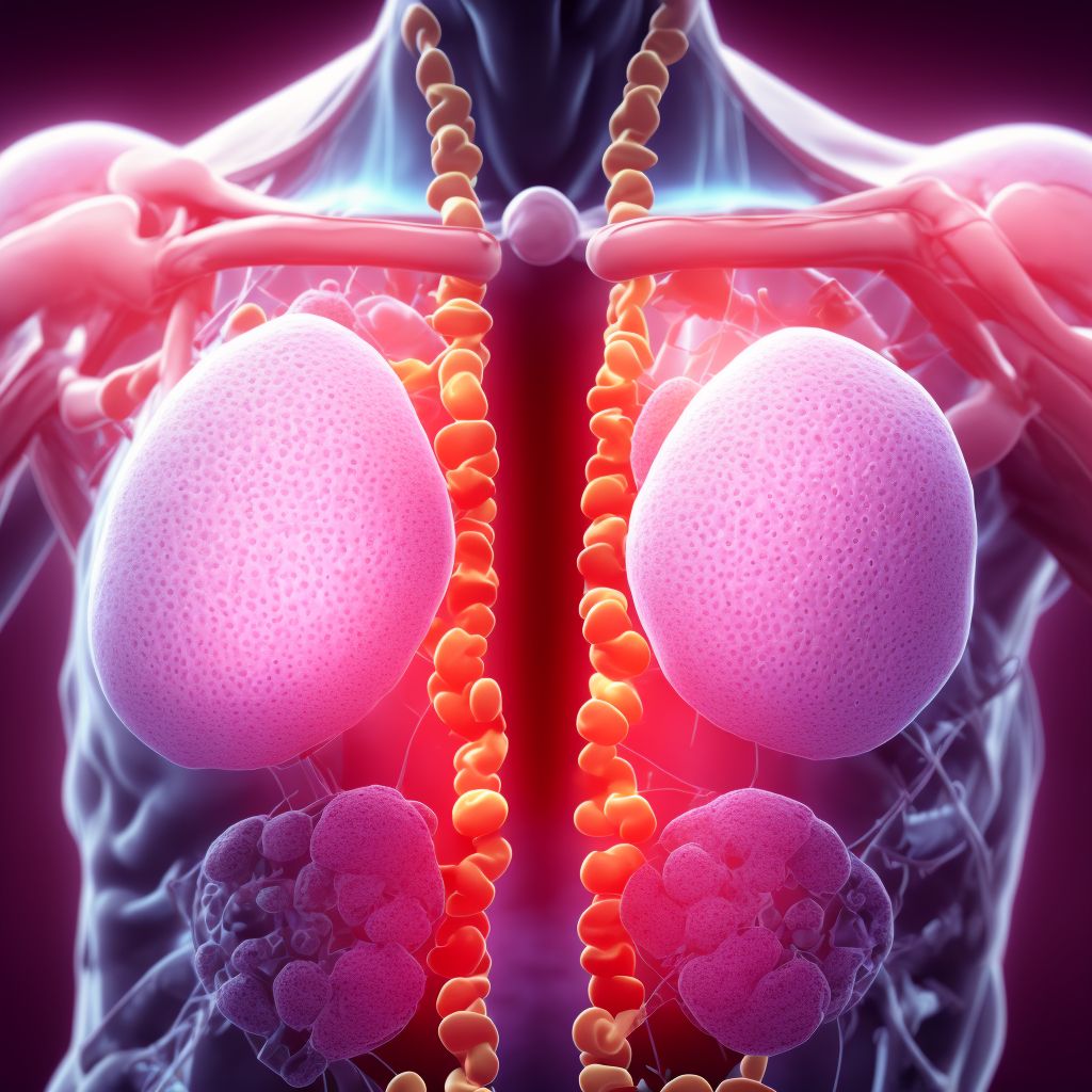 Acute peptic ulcer, site unspecified, with perforation digital illustration