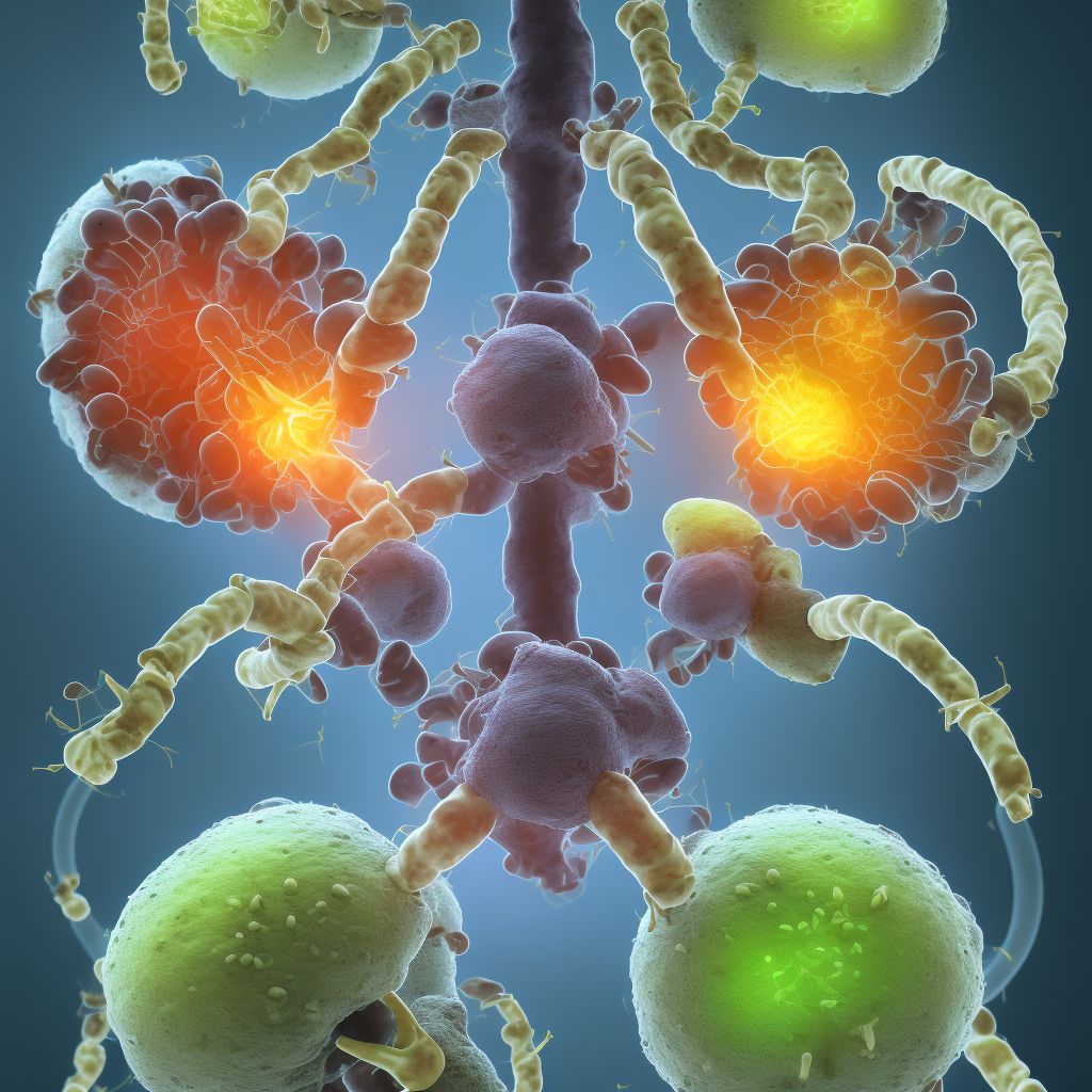 Umbilical hernia with obstruction, without gangrene digital illustration