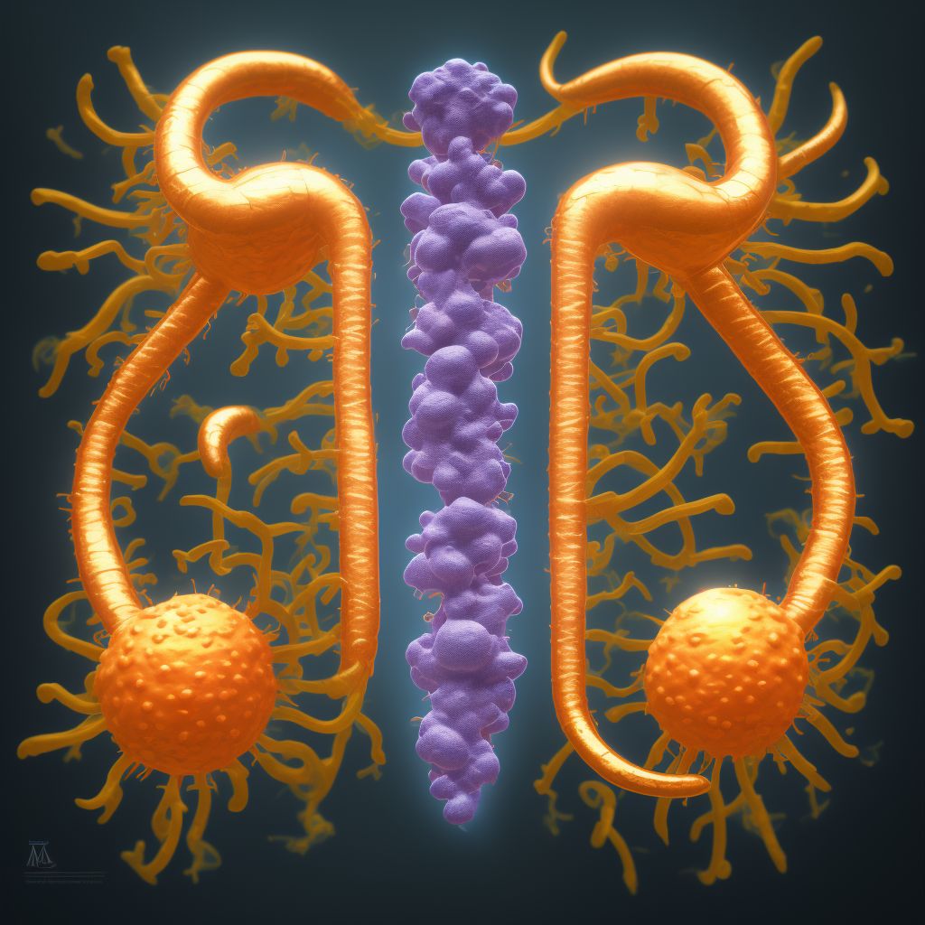 Unspecified intestinal obstruction, unspecified as to partial versus complete obstruction digital illustration