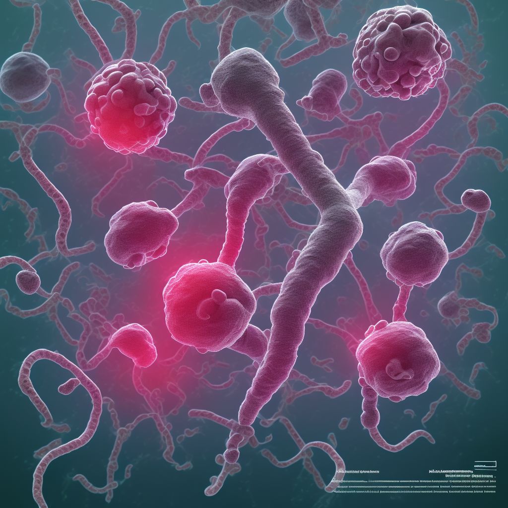 Perforation of intestine (nontraumatic) digital illustration