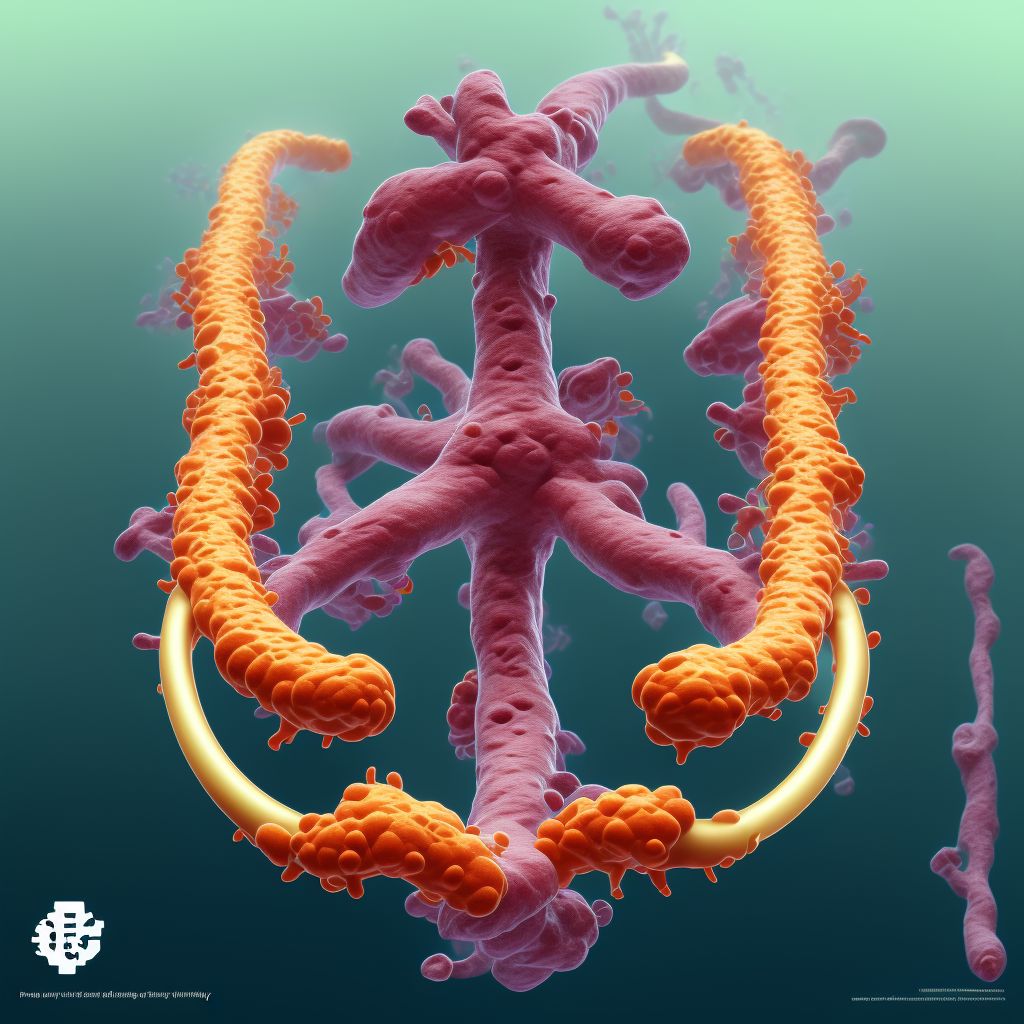 Fistula of intestine digital illustration