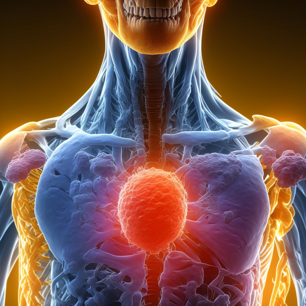 Hepatic fibrosis, advanced fibrosis digital illustration