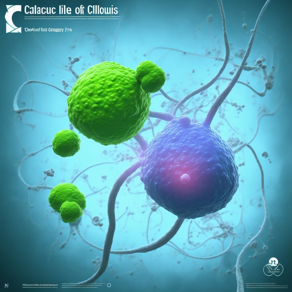 Calculus of bile duct with cholangitis, unspecified, without obstruction digital illustration