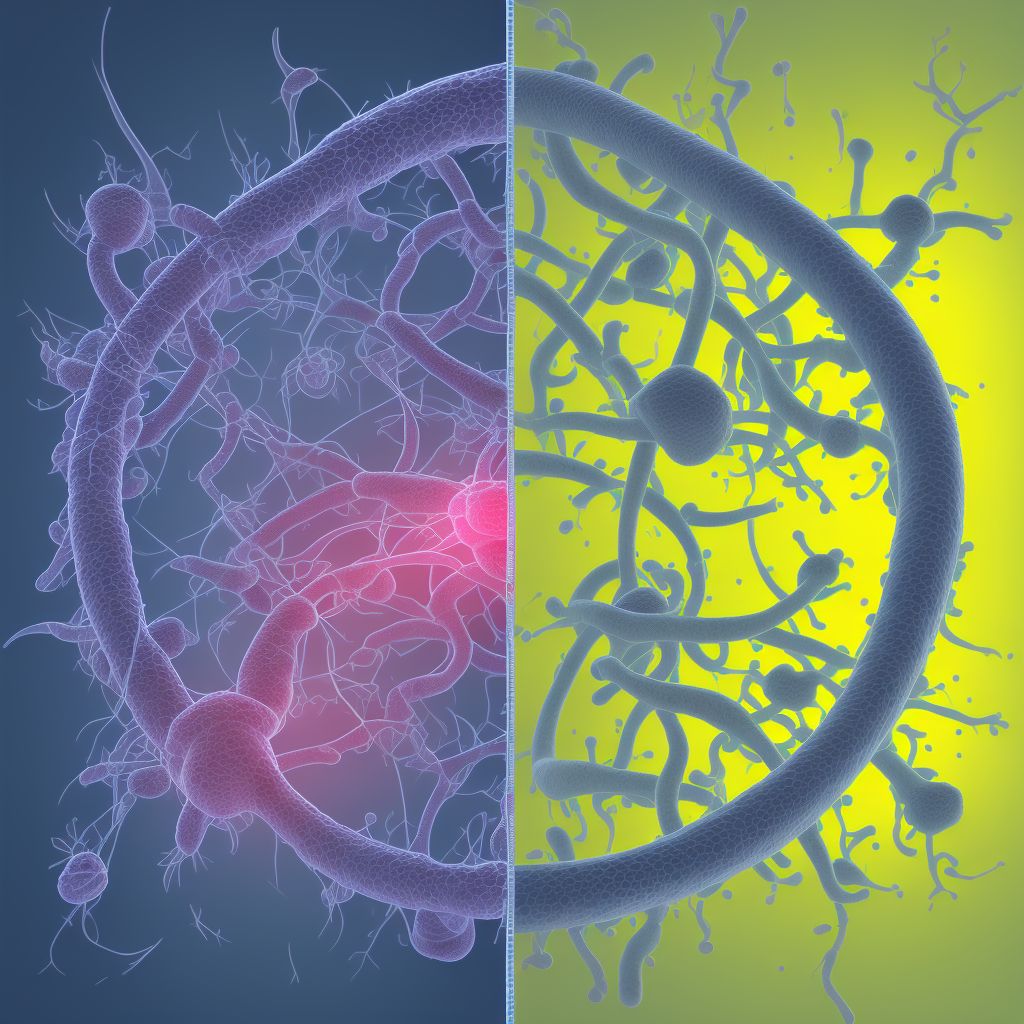 Calculus of bile duct with acute and chronic cholangitis with obstruction digital illustration