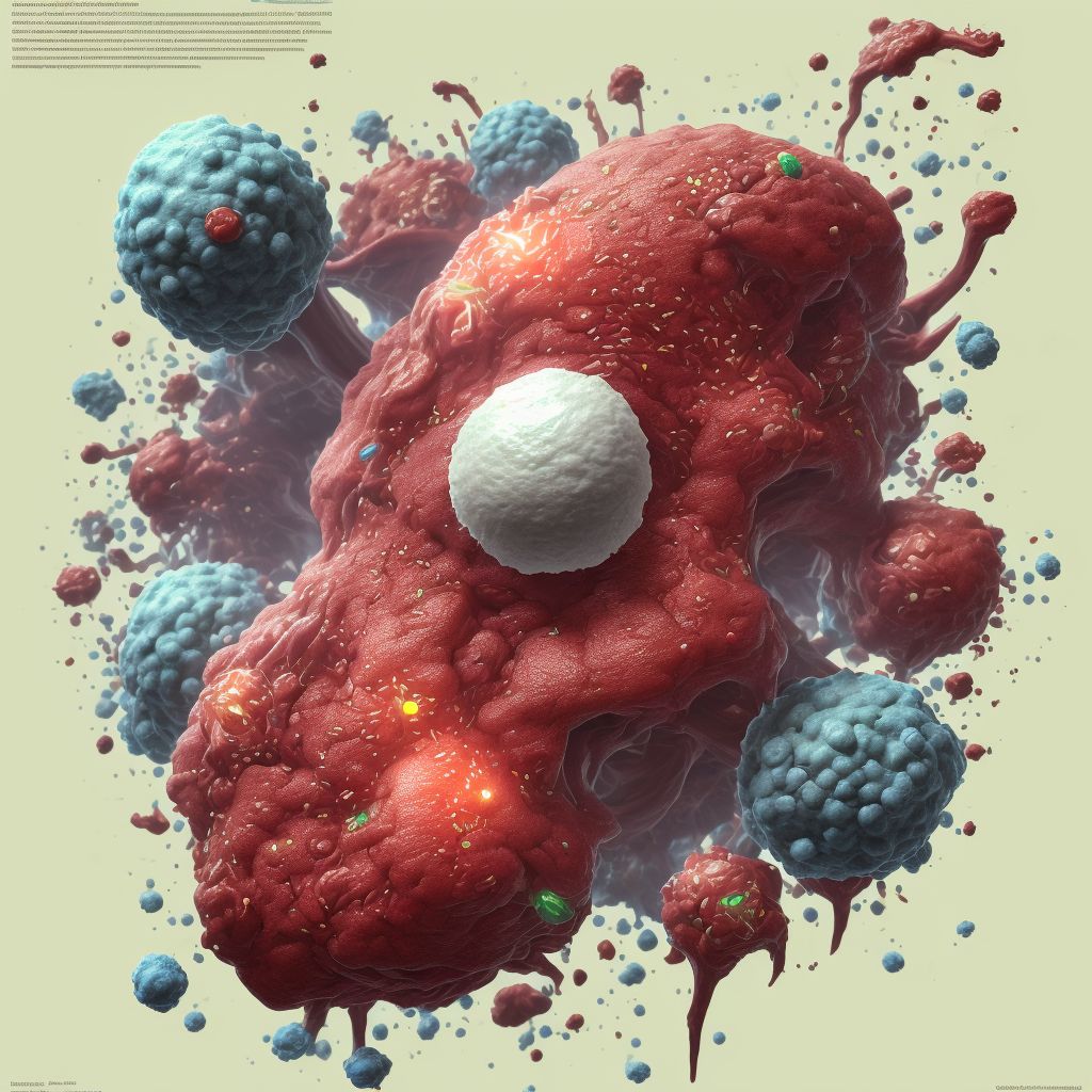 Gastrostomy hemorrhage digital illustration