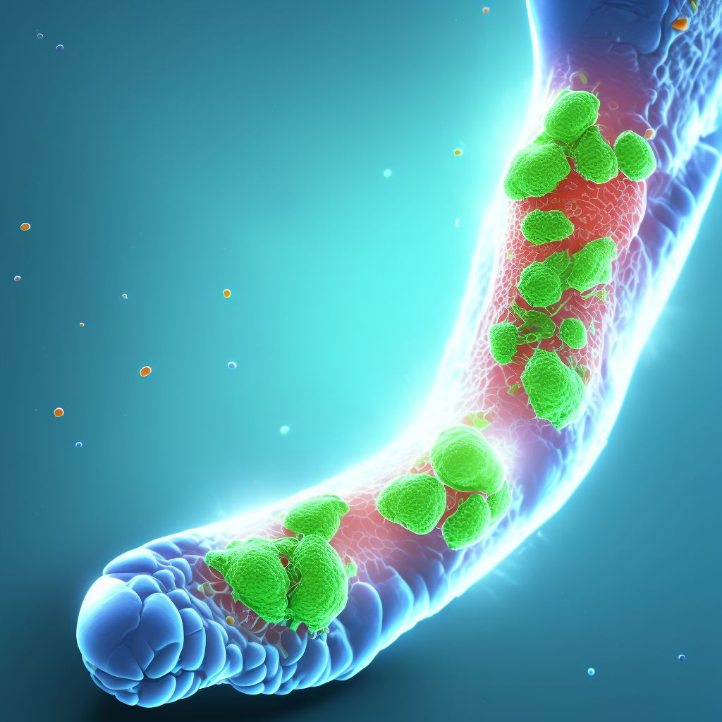 Cellulitis of right toe digital illustration