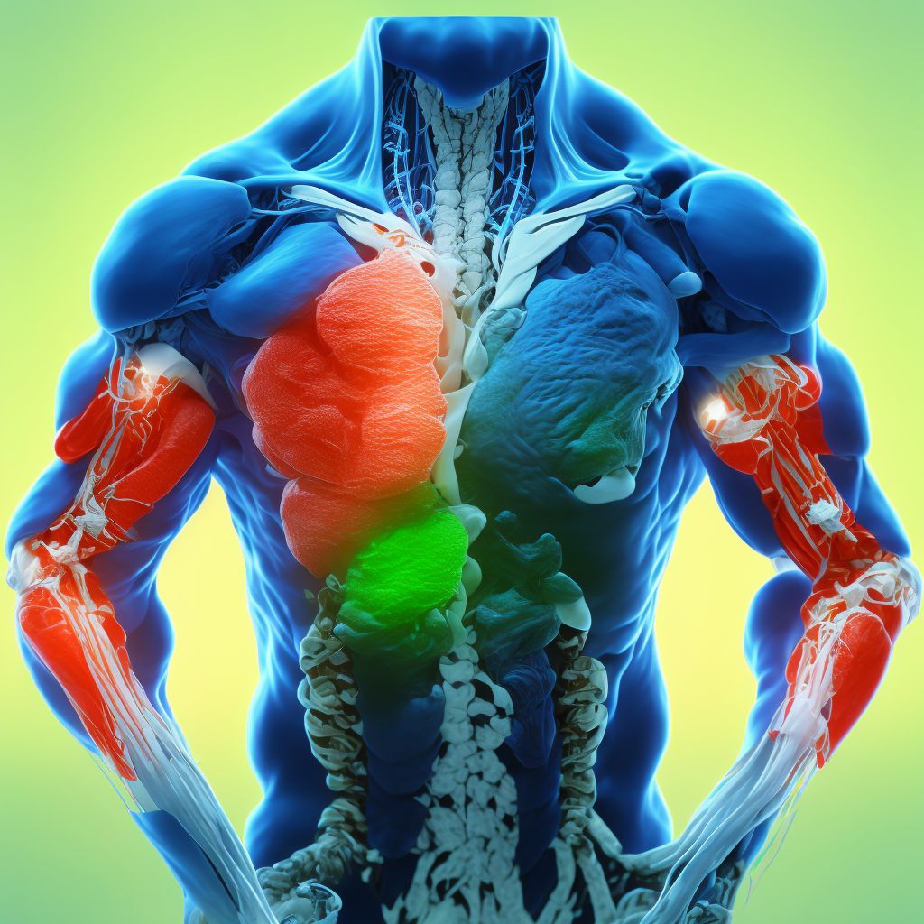 Pressure ulcer of right elbow, stage 2 digital illustration