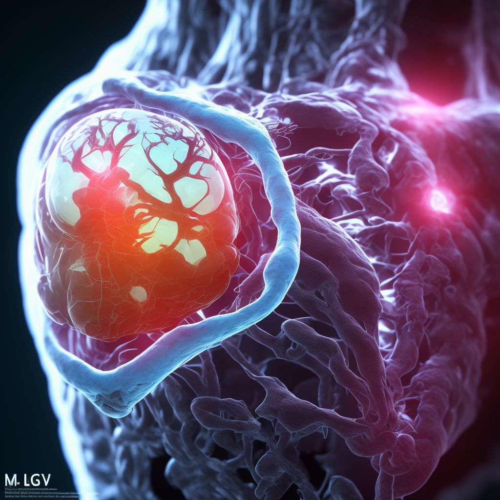 Pressure ulcer of left elbow, stage 4 digital illustration