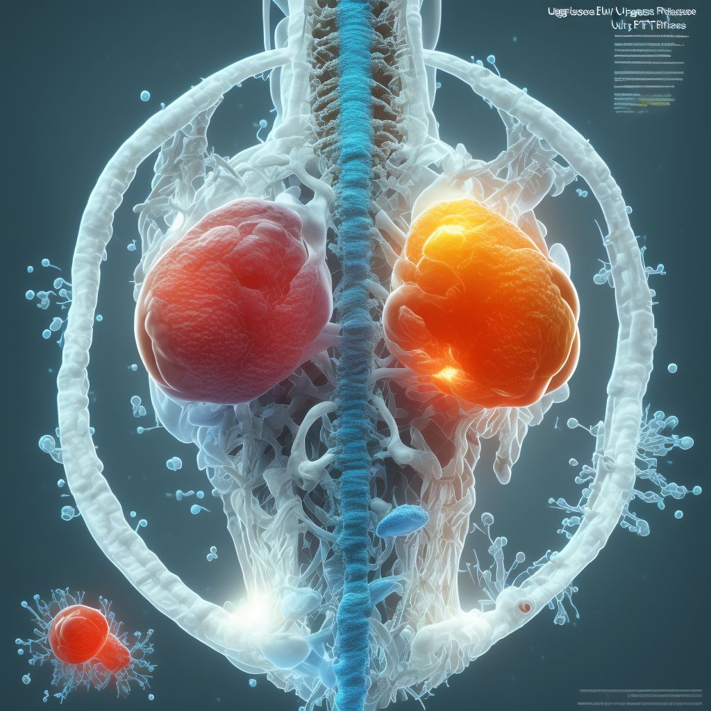 Pressure ulcer of left upper back, stage 1 digital illustration