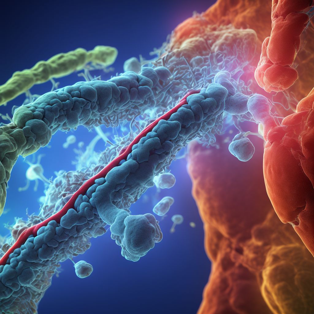 Pressure ulcer of sacral region, stage 3 digital illustration