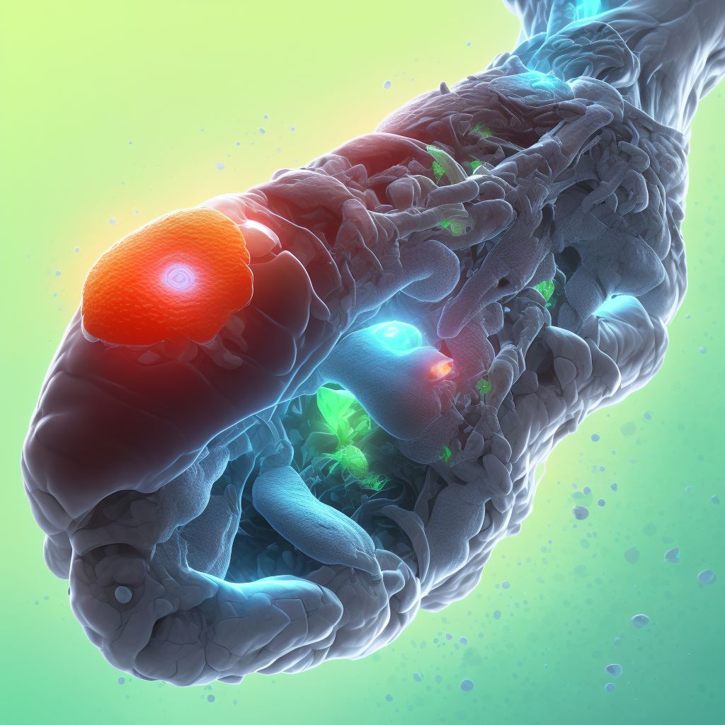 Pressure ulcer of right ankle, stage 1 digital illustration