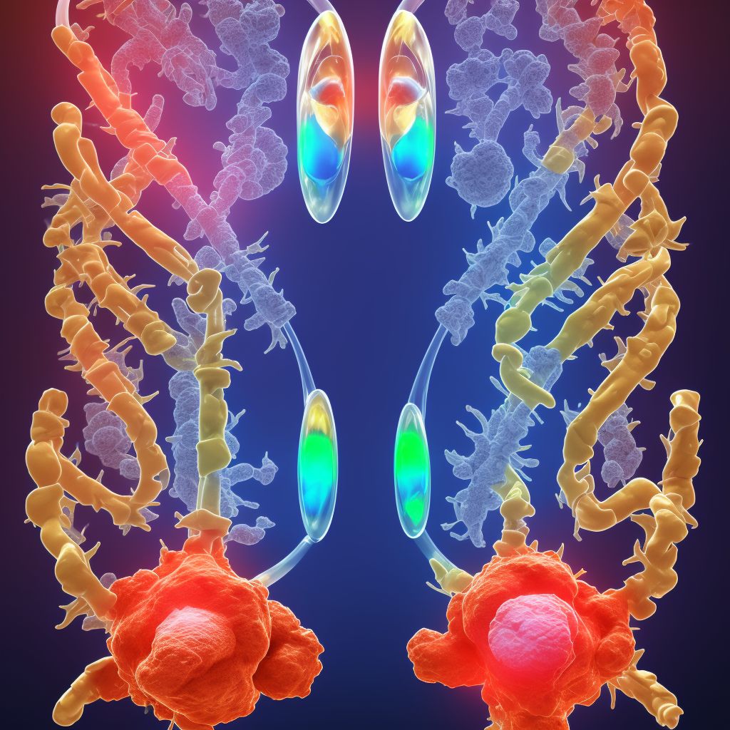 Non-pressure chronic ulcer of left heel and midfoot with necrosis of muscle digital illustration