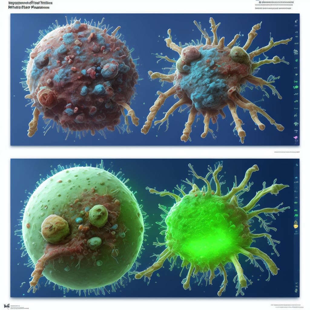 Direct infection of right shoulder in infectious and parasitic diseases classified elsewhere digital illustration