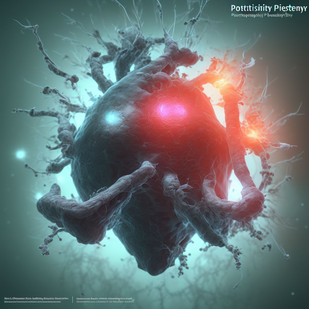 Postdysenteric arthropathy, unspecified hand digital illustration