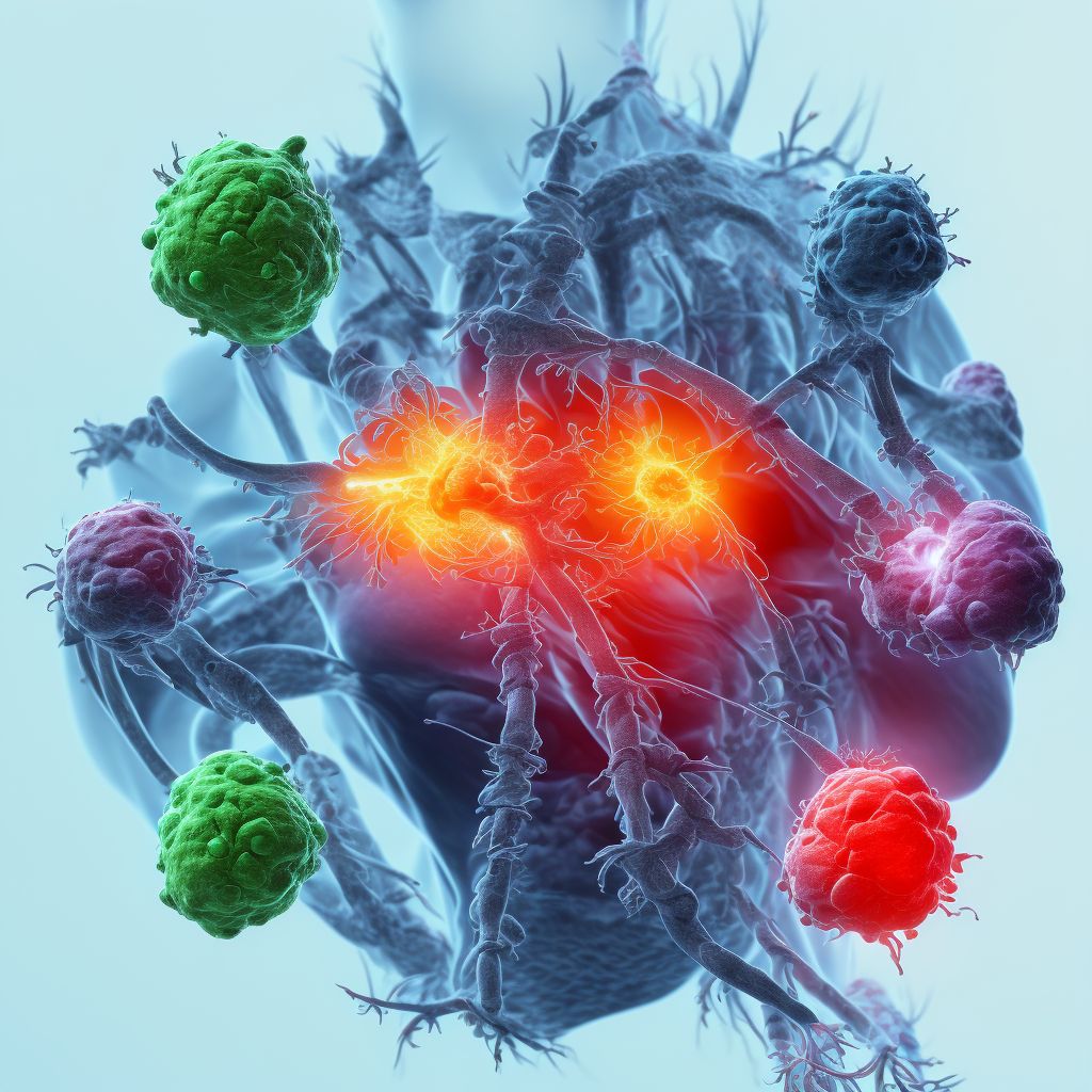 Rheumatoid arthritis with rheumatoid factor of unspecified elbow without organ or systems involvement digital illustration