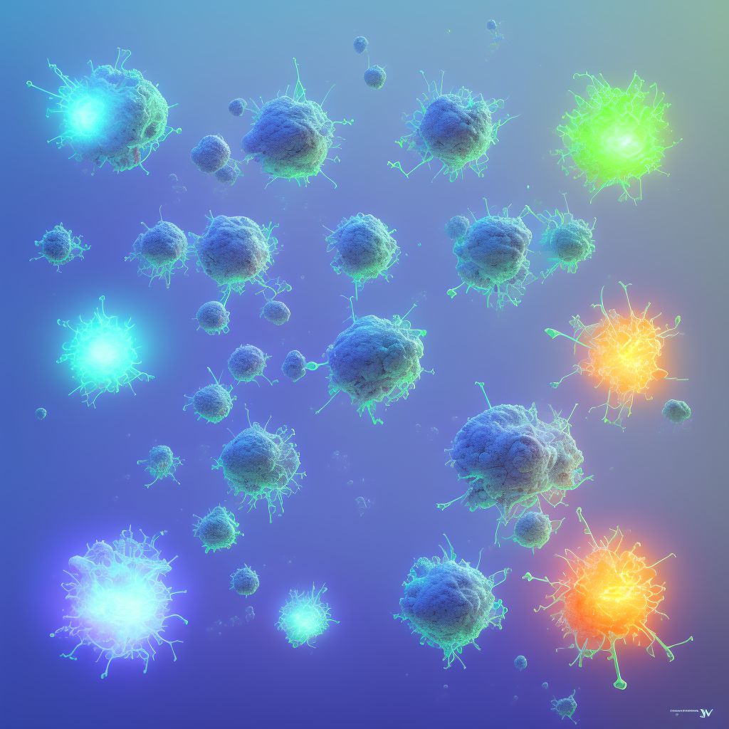 Juvenile rheumatoid arthritis with systemic onset, unspecified site digital illustration