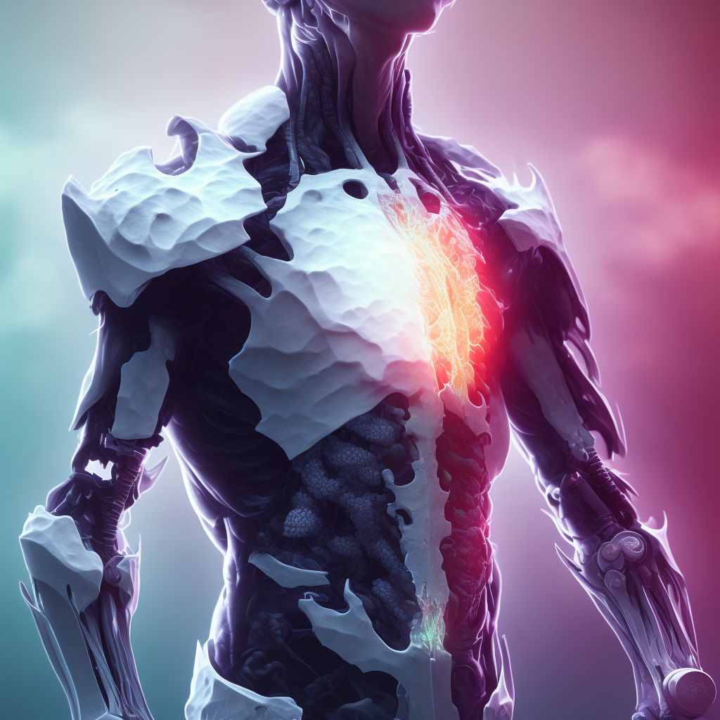 Other juvenile arthritis, left shoulder digital illustration