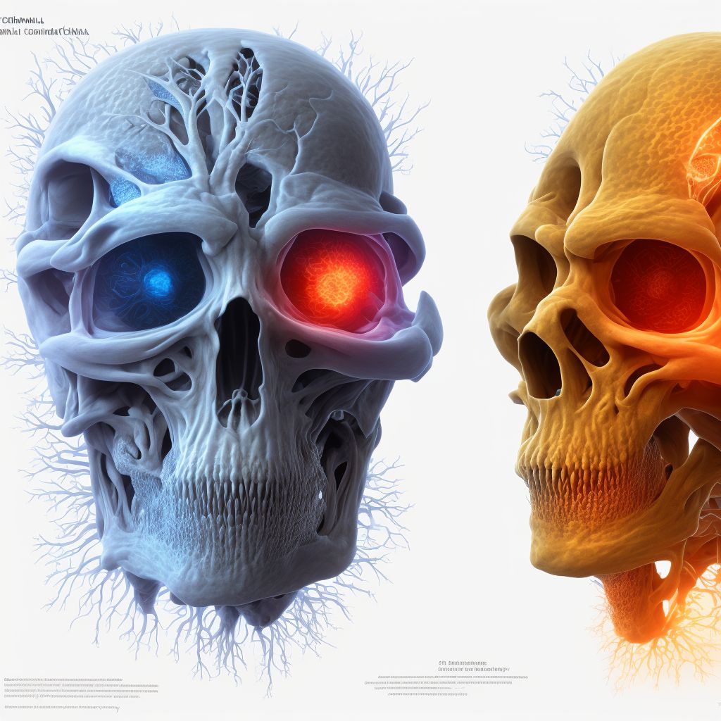 Familial chondrocalcinosis, left wrist digital illustration