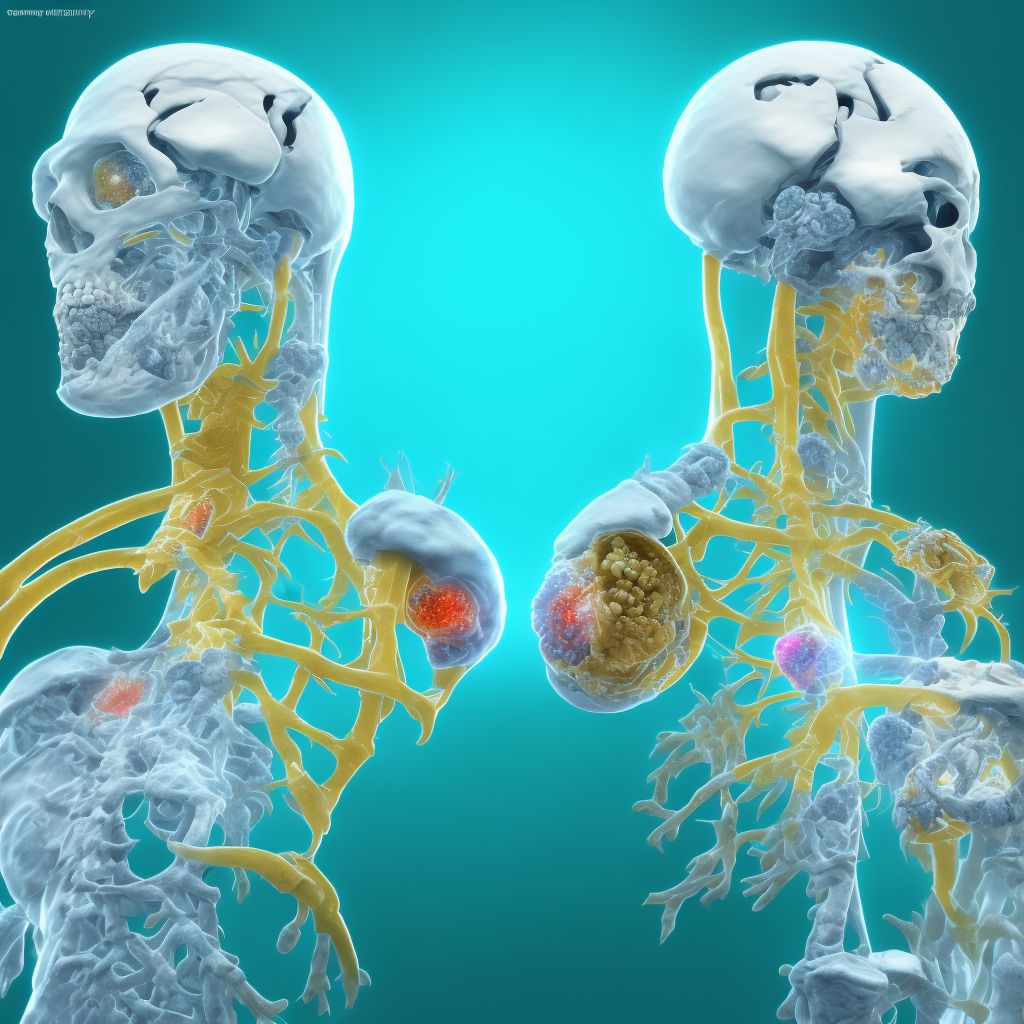 Other bilateral secondary osteoarthritis of first carpometacarpal joints digital illustration