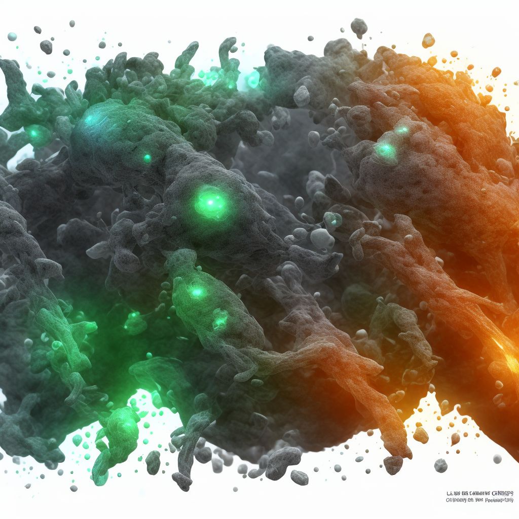 Lead-induced chronic gout, right wrist, with tophus (tophi) digital illustration