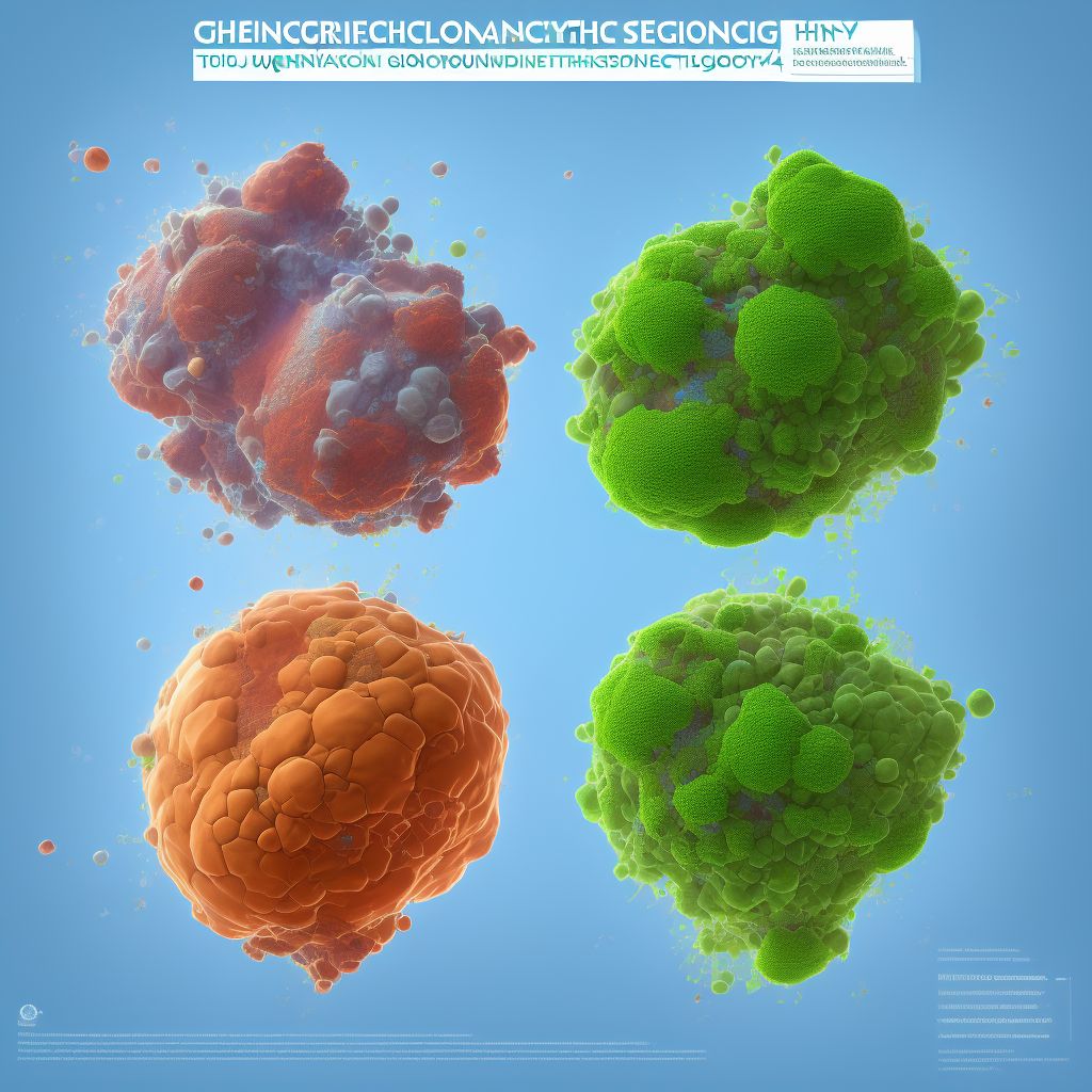 Other secondary chronic gout, unspecified site, with tophus (tophi) digital illustration