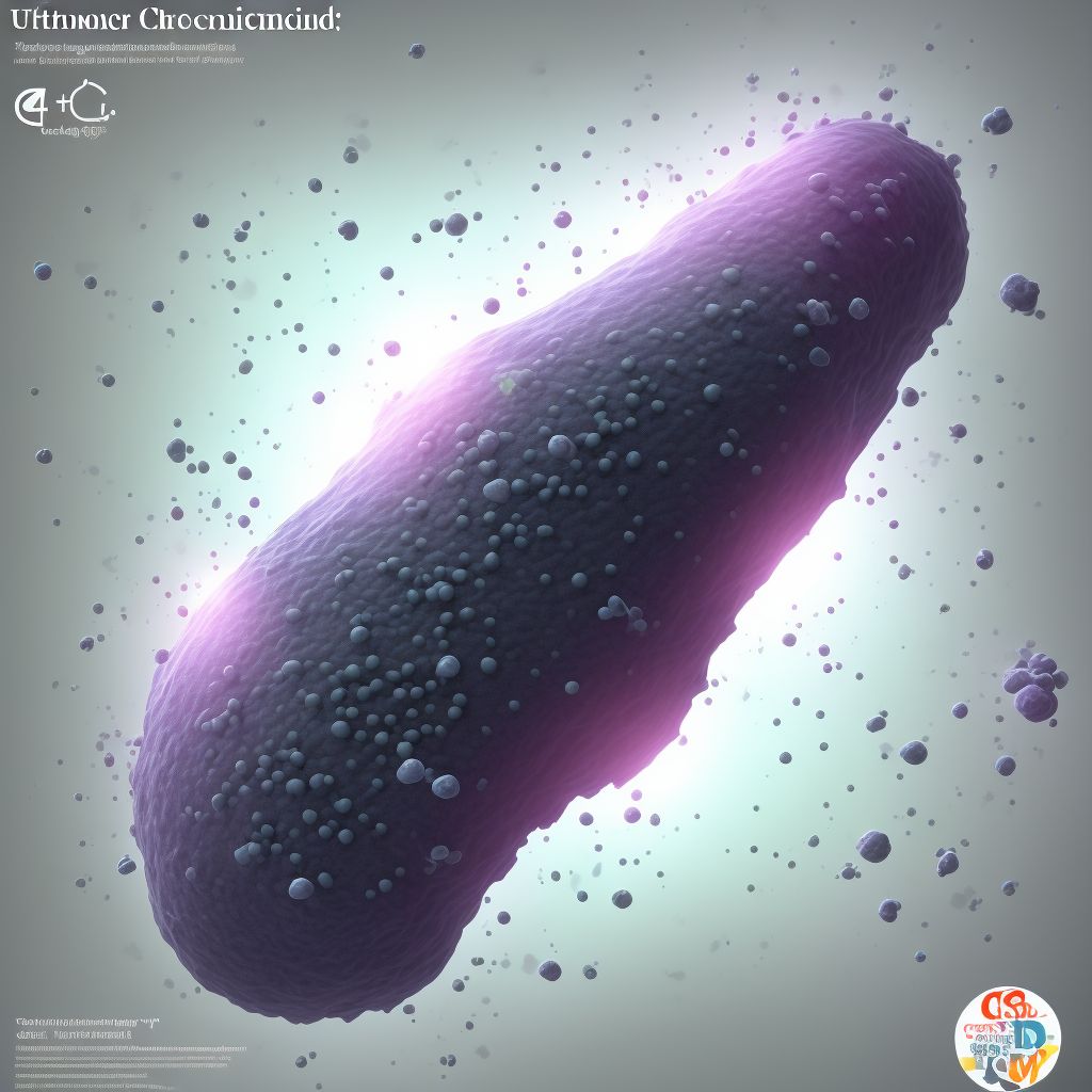 Other secondary chronic gout, unspecified wrist, with tophus (tophi) digital illustration