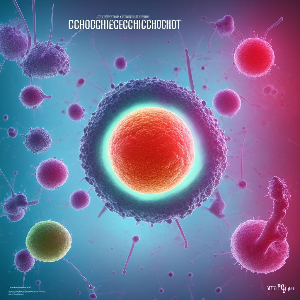 Other secondary chronic gout, multiple sites, with tophus (tophi) digital illustration