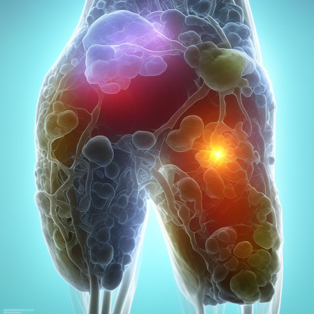 Other meniscus derangements, posterior horn of medial meniscus, unspecified knee digital illustration