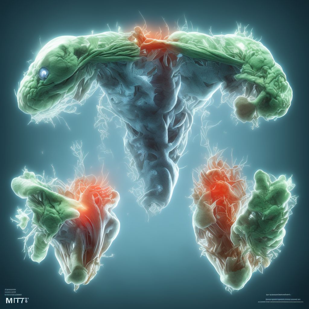 Stiffness of right elbow, not elsewhere classified digital illustration