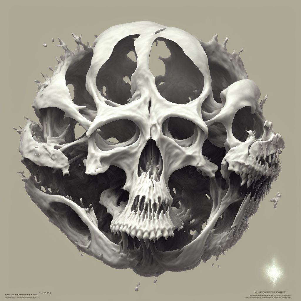 Osteophyte, unspecified elbow digital illustration