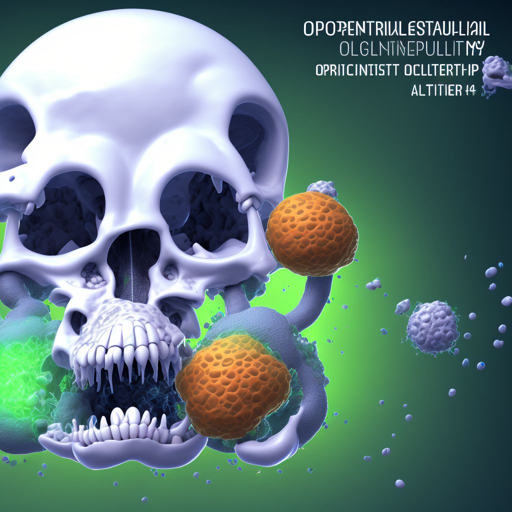 Open posterior occlusal relationship digital illustration