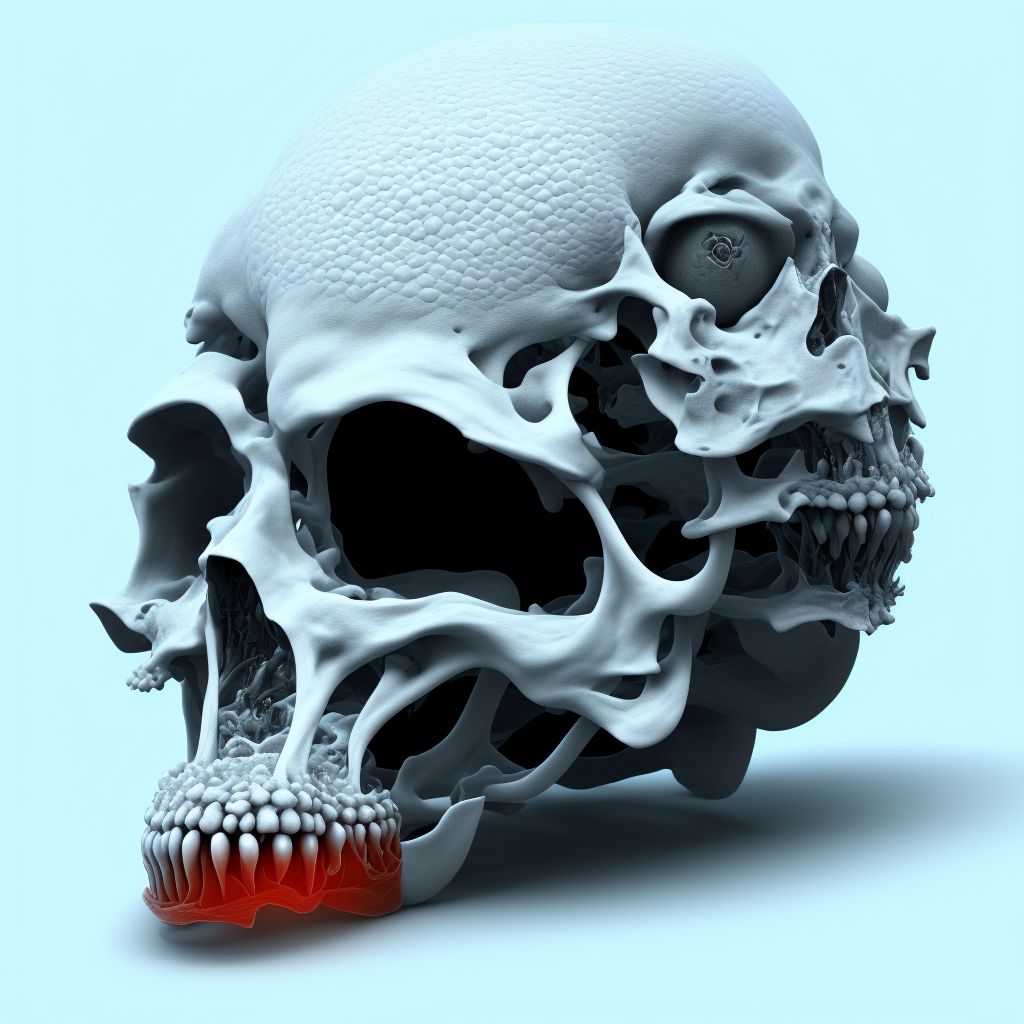 Other cysts of jaw digital illustration