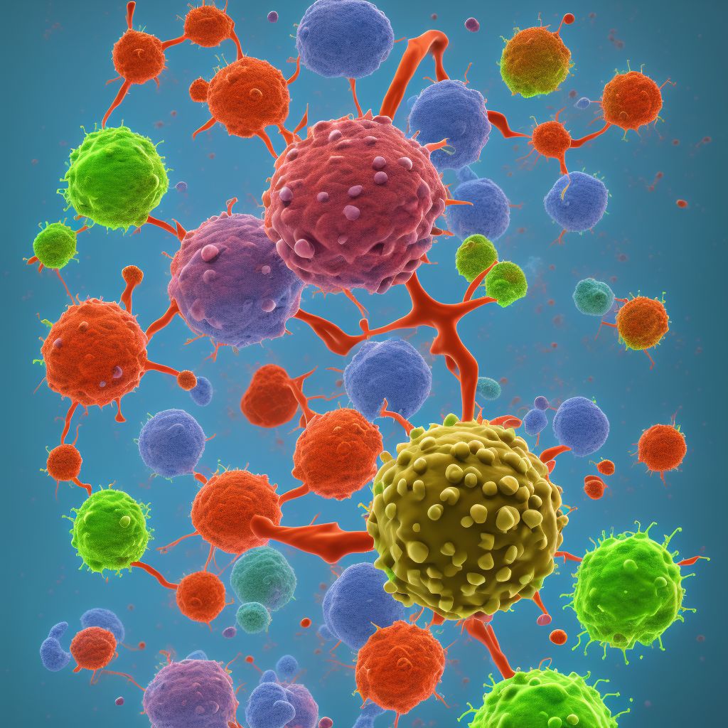 Thrombotic microangiopathy, unspecified digital illustration