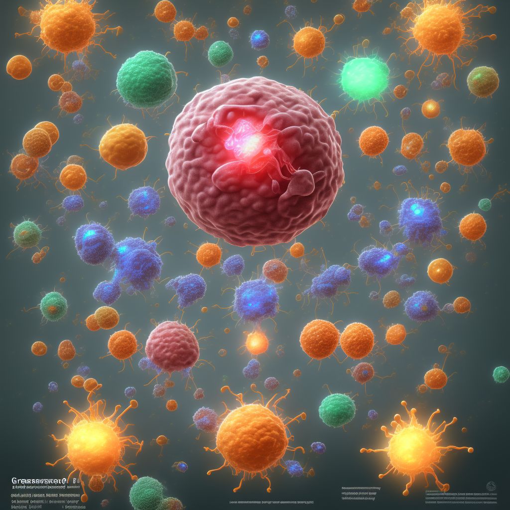 Wegener's granulomatosis without renal involvement digital illustration