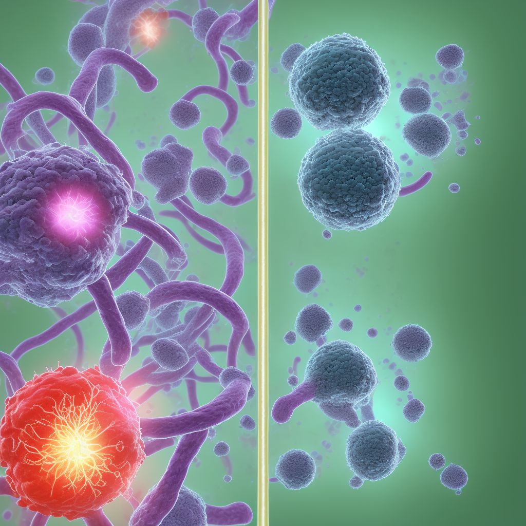 Wegener's granulomatosis with renal involvement digital illustration