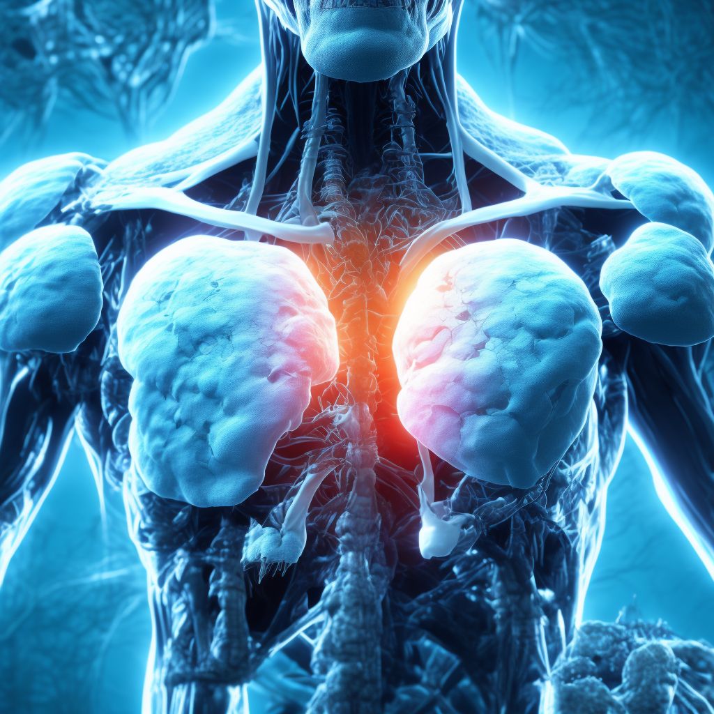 Progressive systemic sclerosis digital illustration