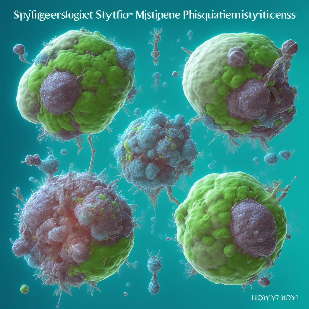 Sjogren syndrome, unspecified digital illustration