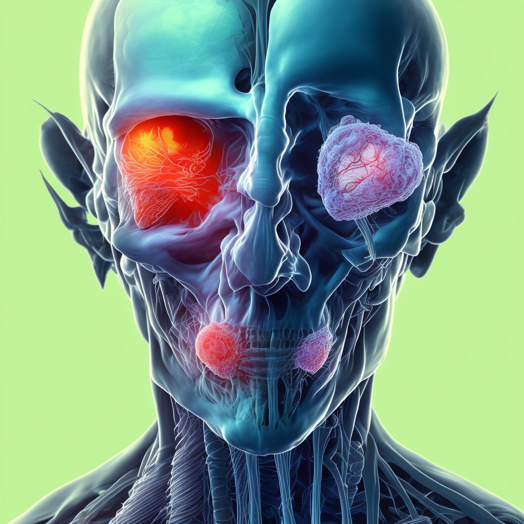 Sjogren syndrome with peripheral nervous system involvement digital illustration