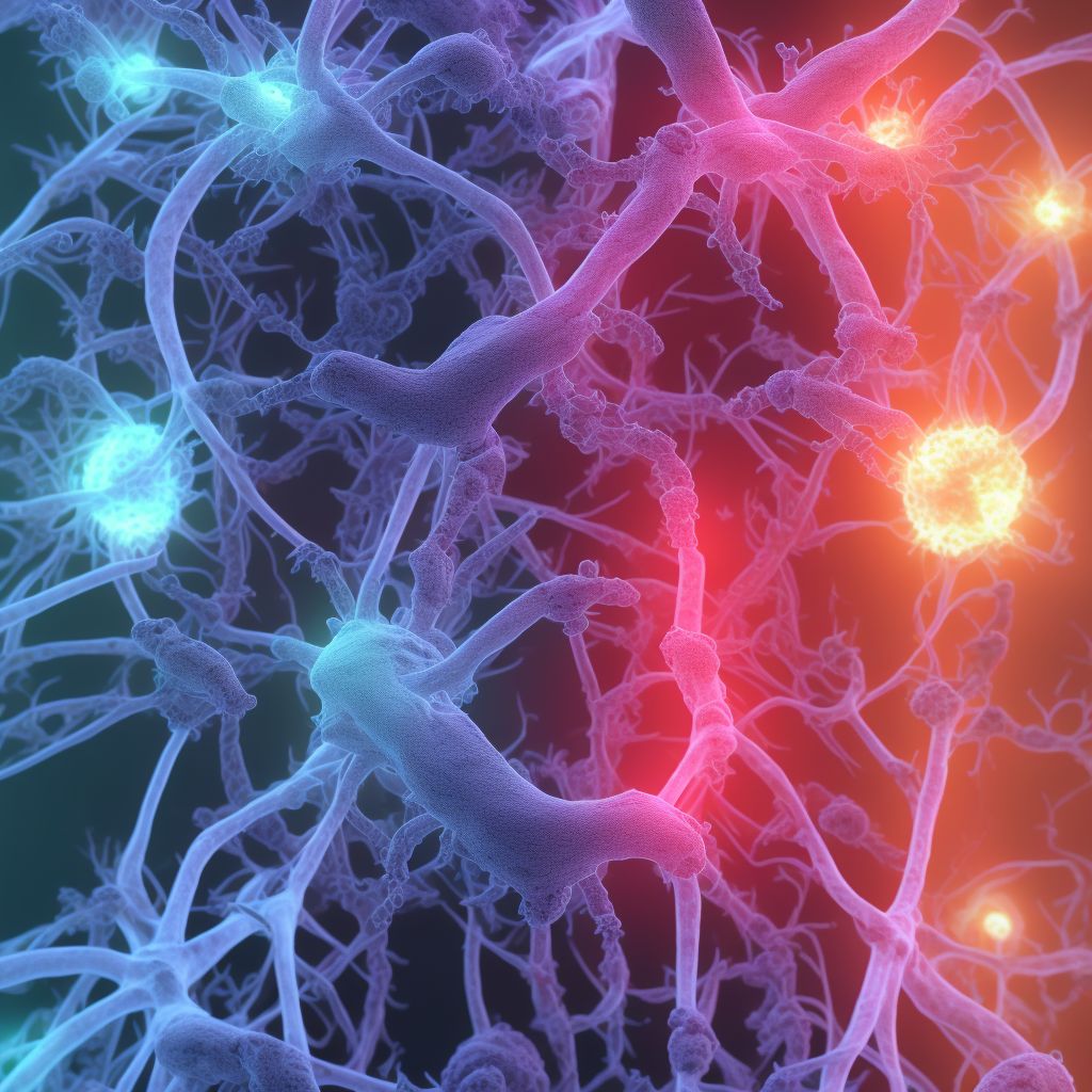 Sjogren syndrome with central nervous system involvement digital illustration
