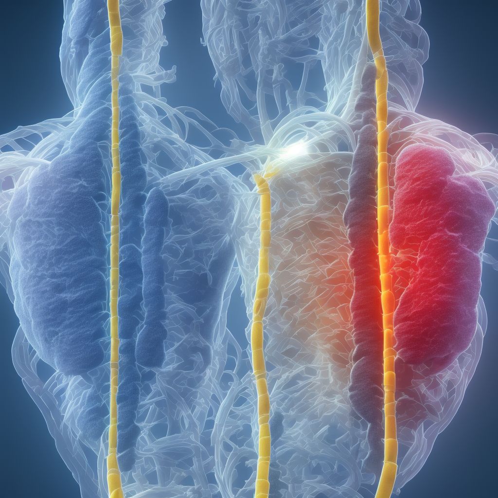 Lordosis, unspecified, lumbar region digital illustration