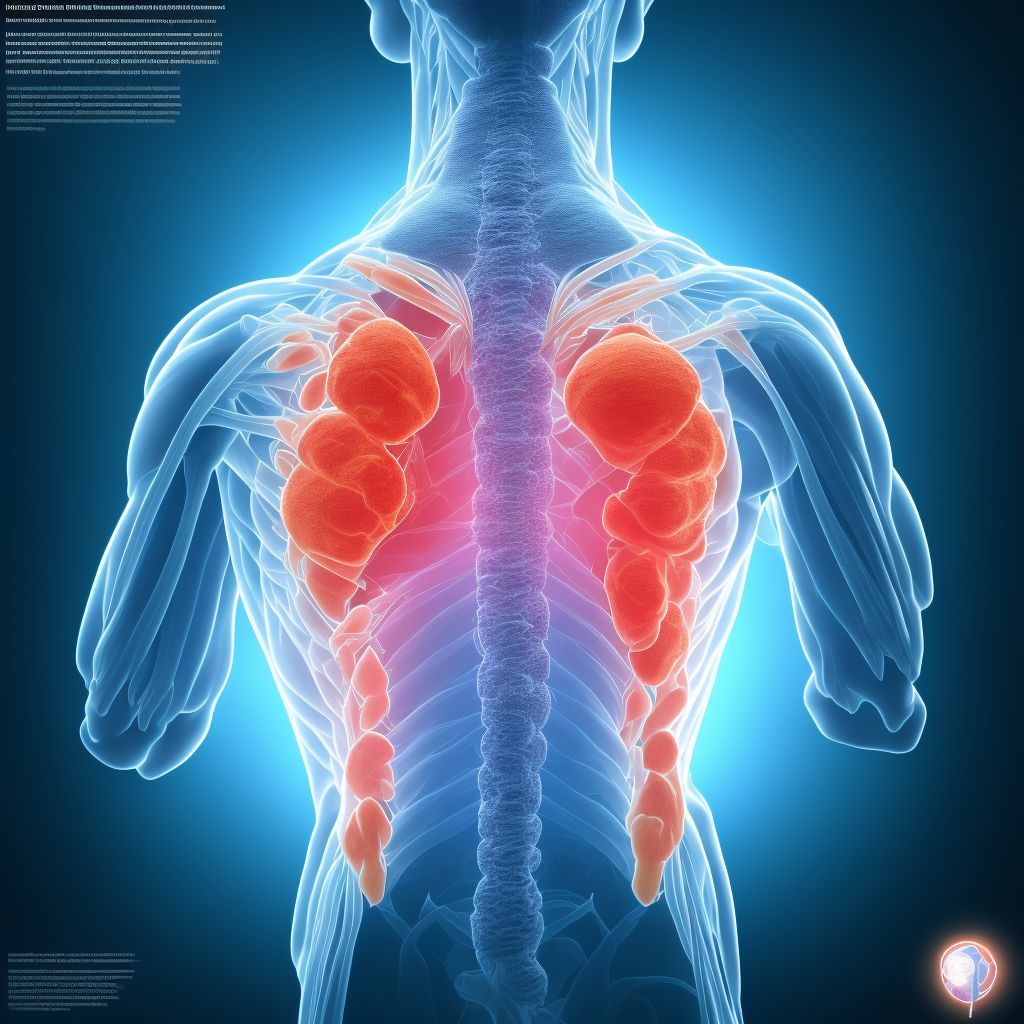 Lordosis, unspecified, lumbosacral region digital illustration