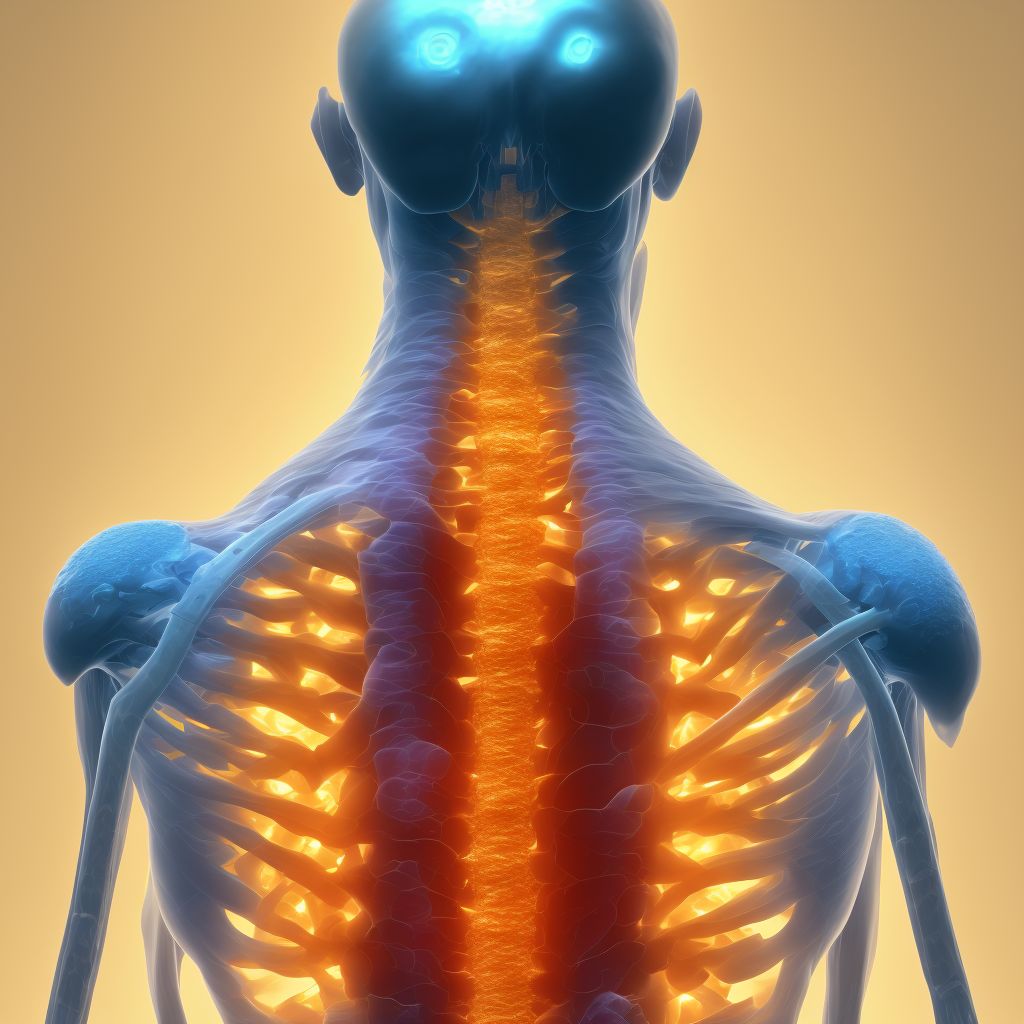 Other forms of scoliosis, site unspecified digital illustration