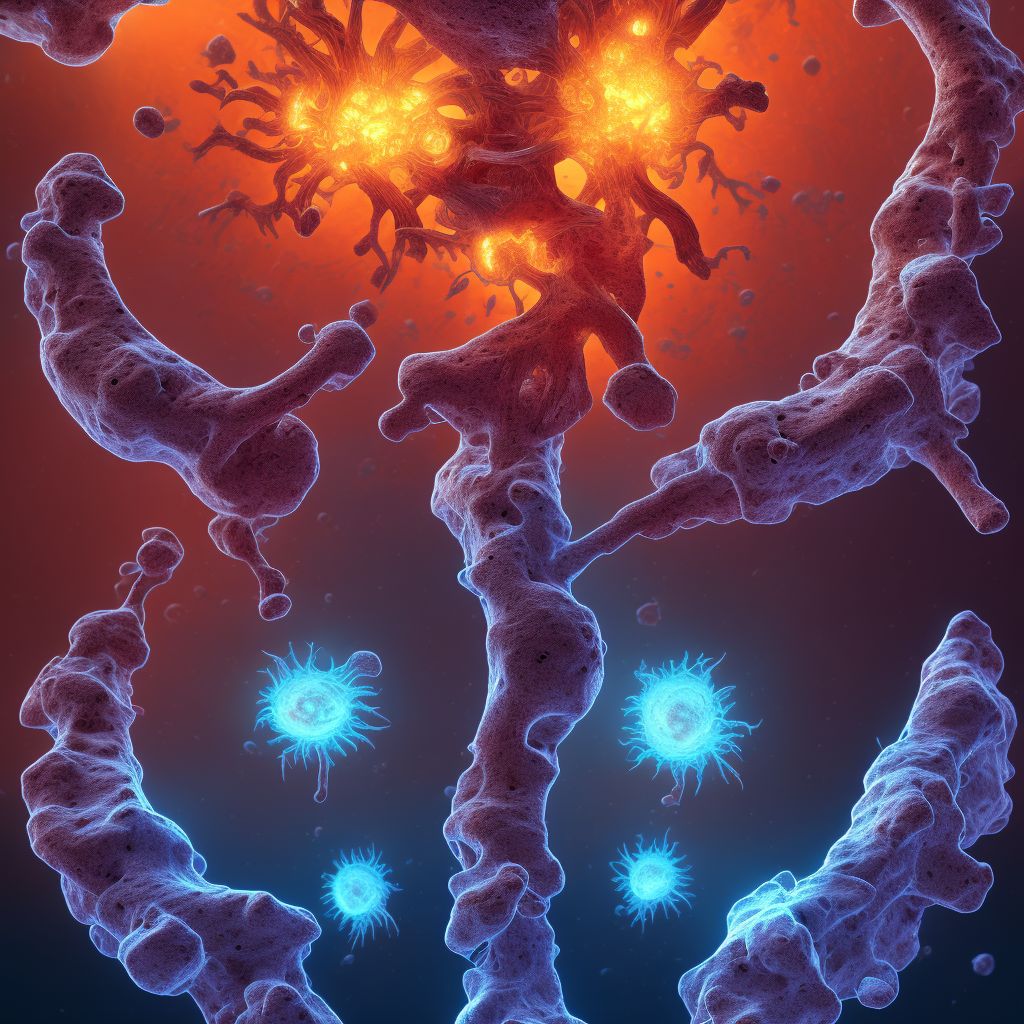 Juvenile osteochondrosis of spine, occipito-atlanto-axial region digital illustration