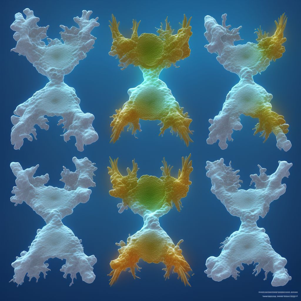 Juvenile osteochondrosis of spine, sacral and sacrococcygeal region digital illustration